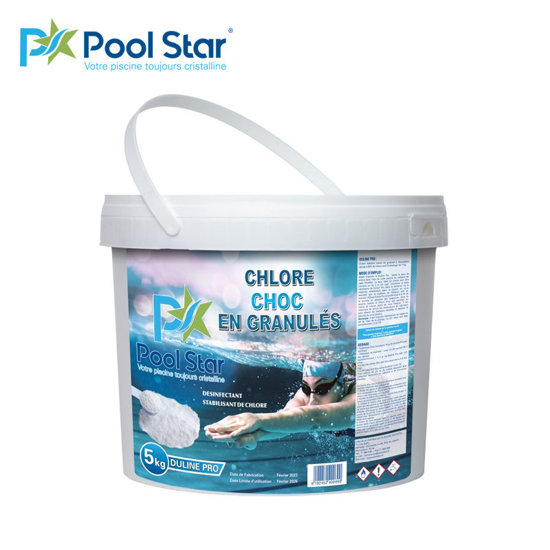 Image de CHLORE CHOC EN GRANULES 5KG POOL STAR