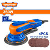 Image de PONCEUSE ORBITAL 150MM 350W+4 PAPIERS DE VERRE-WFA55350 WADFOW