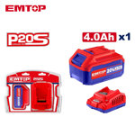Image de LOT BATTERIE 4AH +CHARGEUR -ELBCPK1214 EMTOP