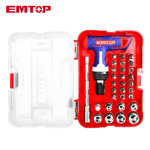 Image de JEU DE 31 TOURNEVIS A CLIQUET -EBST03102 EMTOP
