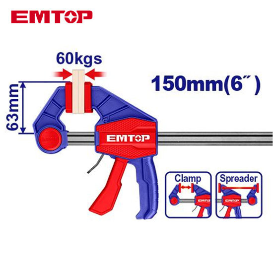 Image de SERRE JOINT RAPIDE 63X150MM 60KG-ECLPQ60101 EMTOP