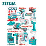Image de PACK ELECTROPORTATIFS+ACCESSOIRES +SAC TCKLI20592 TOTAL