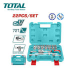 Image de BOÎTE À DOUILLES 3/8" DE 22 PIÈCES THT381221 TOTAL