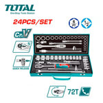 Image de JEUX DE 24 DOUILLES 1/2" THT121242 TOTAL