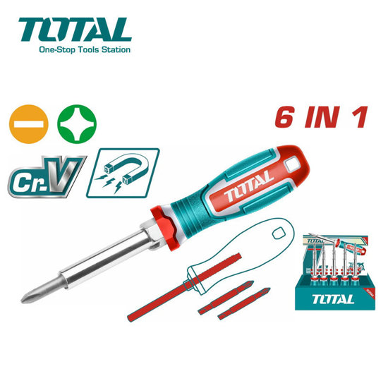 Image de TOURNEVIS 6 EN 1-THT2506076 TOTAL