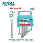 Image de JEU 12 CLES MIXTE A CLIQUET 08-19MM THT102RK0126 TOTAL