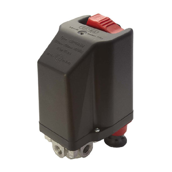 Image de PRESSOSTAT POUR COMPRESSEUR A AIR AVEC PROTECTION THERMIQUE 4-6.3A