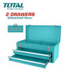 Image de CAISSE A OUTILS METALLIQUE 2 TIROIRS THPTC202 TOTAL
