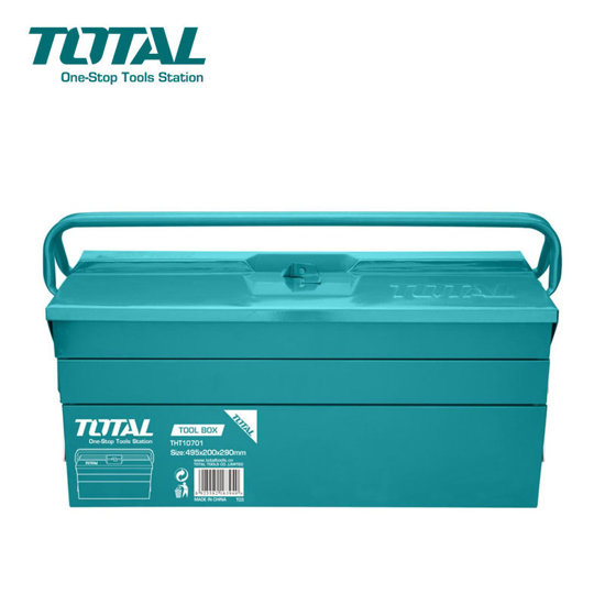 Image de CAISSE À OUTILS MÉTALLIQUE 50CM THT10701 TOTAL