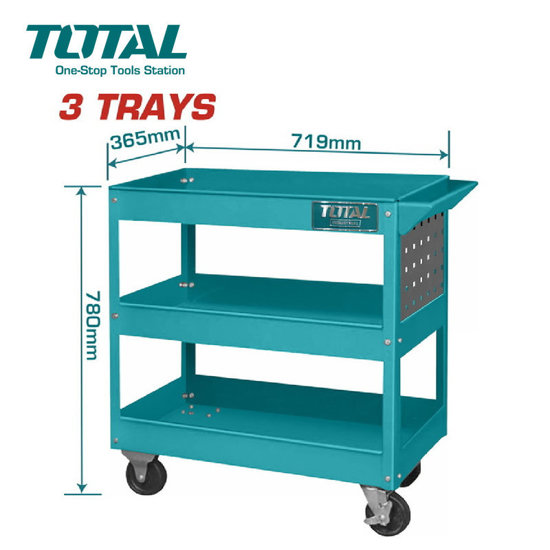 Image de CHARIOT A OUTILS 3 PLATEAUX THPTC301 TOTAL