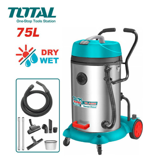 Image de ASPIRATEUR PROFESSIONNEL 75L 2400W-TVC24751 TOTAL