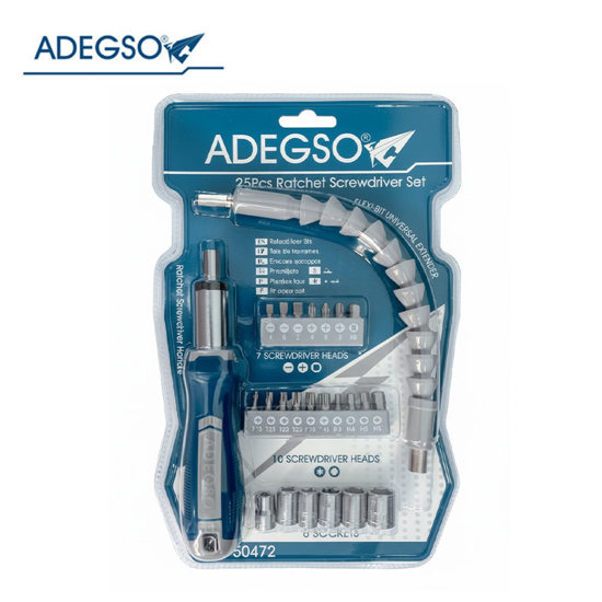 Image de JEU EMBOUT+TOURNIVIS 25PCS-ADEGSO