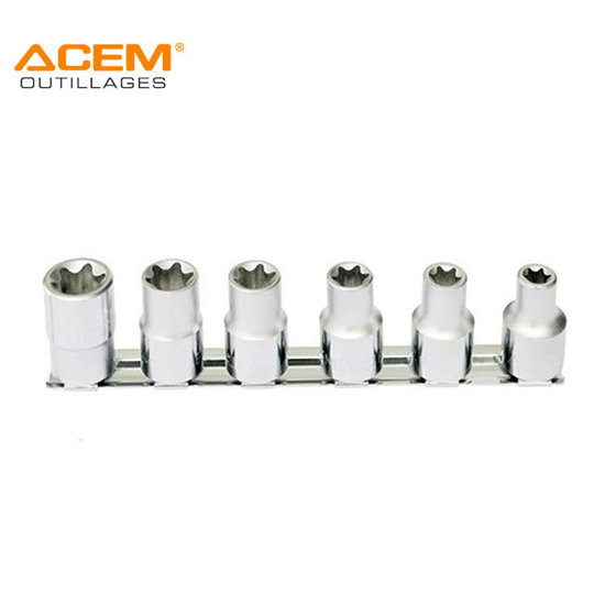 Image de JEUX DE DOUILLES TORX 6 PIÈCES ACEM
