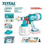 Image de PISTOLET PEINTURE A BATTERIE 20V+CHARGEUR TSGLI20042 TOTAL