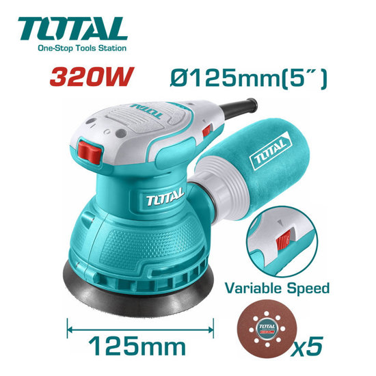 Image de PONCEUSE ROTATIVE 320W+5AB-TF2131256 TOTAL