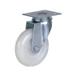 Image de ROUE PIVOT AVEC PLAQUE EN NYLON 3023 D75