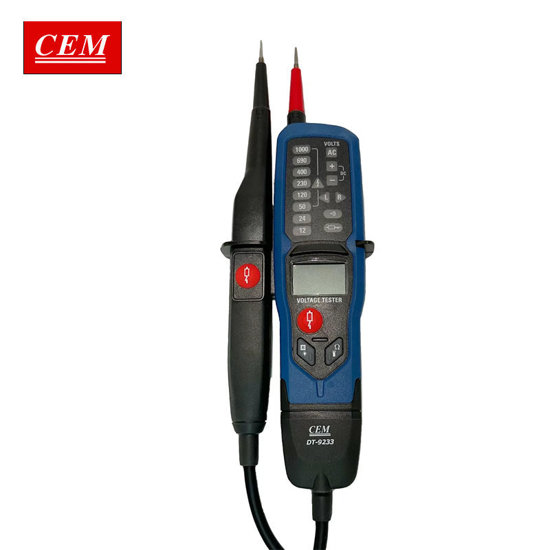Image de TESTEUR DE COURANT VAT12V-1000V AC/DC DT-9233 CEM