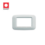 Image de PLAQUE YES RECTANGULAIRE BLANC 3 MODULES SOMEF