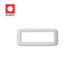 Image de PLAQUE YES RECTANGULAIRE BLANC 6 MODULES 45PY06BB SOMEF