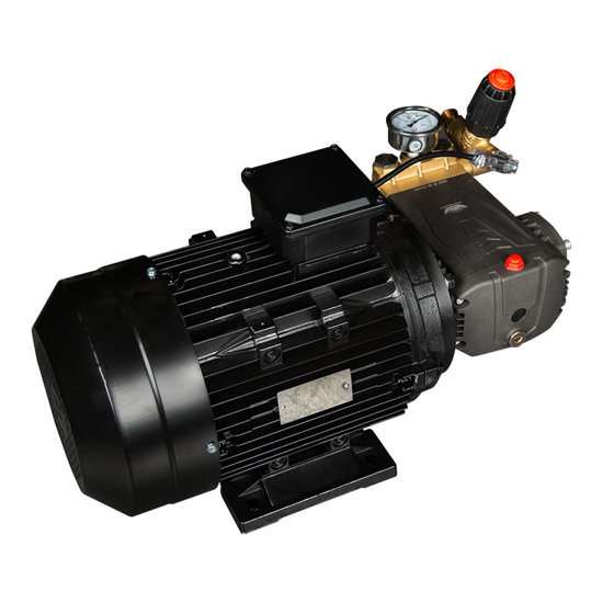 Image de NETTOYEUR HAUTE PRESSION FIXE COMPLET POMPE AR 4.1HP-170BAR 220V