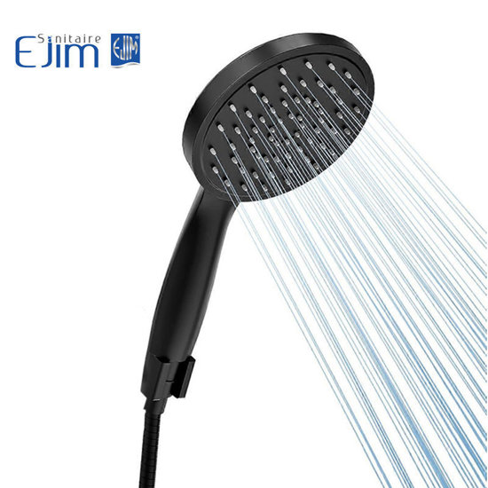 Image de DOUCHETTE ANTI-CALCAIRE NOIR D100 EJIM