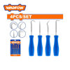 Image de JEU DE 4 CROCHETS ET ARRACHE JIONTS 75MM WSS2604 WADFOW