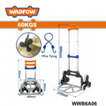 Image de DIABLE PLIABLE 6 ROUES 60KG WWB6A06 WADFOW