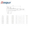 Image de PIED A COULISSE VERNIER 0-150MM/0-6" DASQUA
